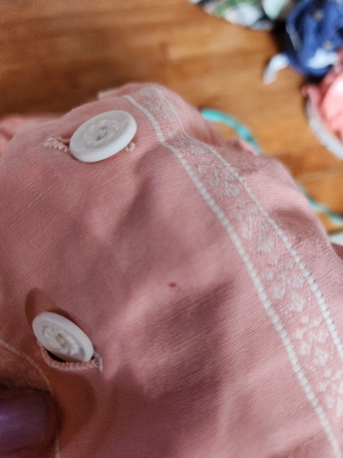 60s Pink and White Day Dress