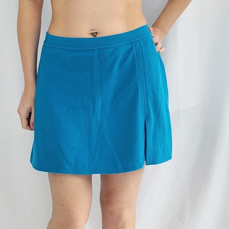 Y2K Bright Blue Sporty Skort