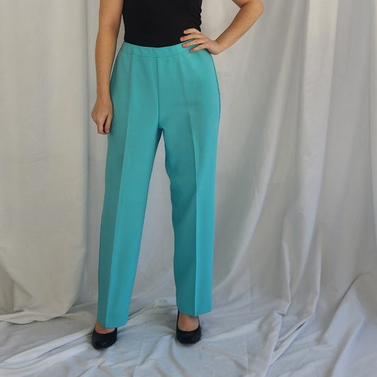 80s Aqua Blue Levi's Bend Over Trousers