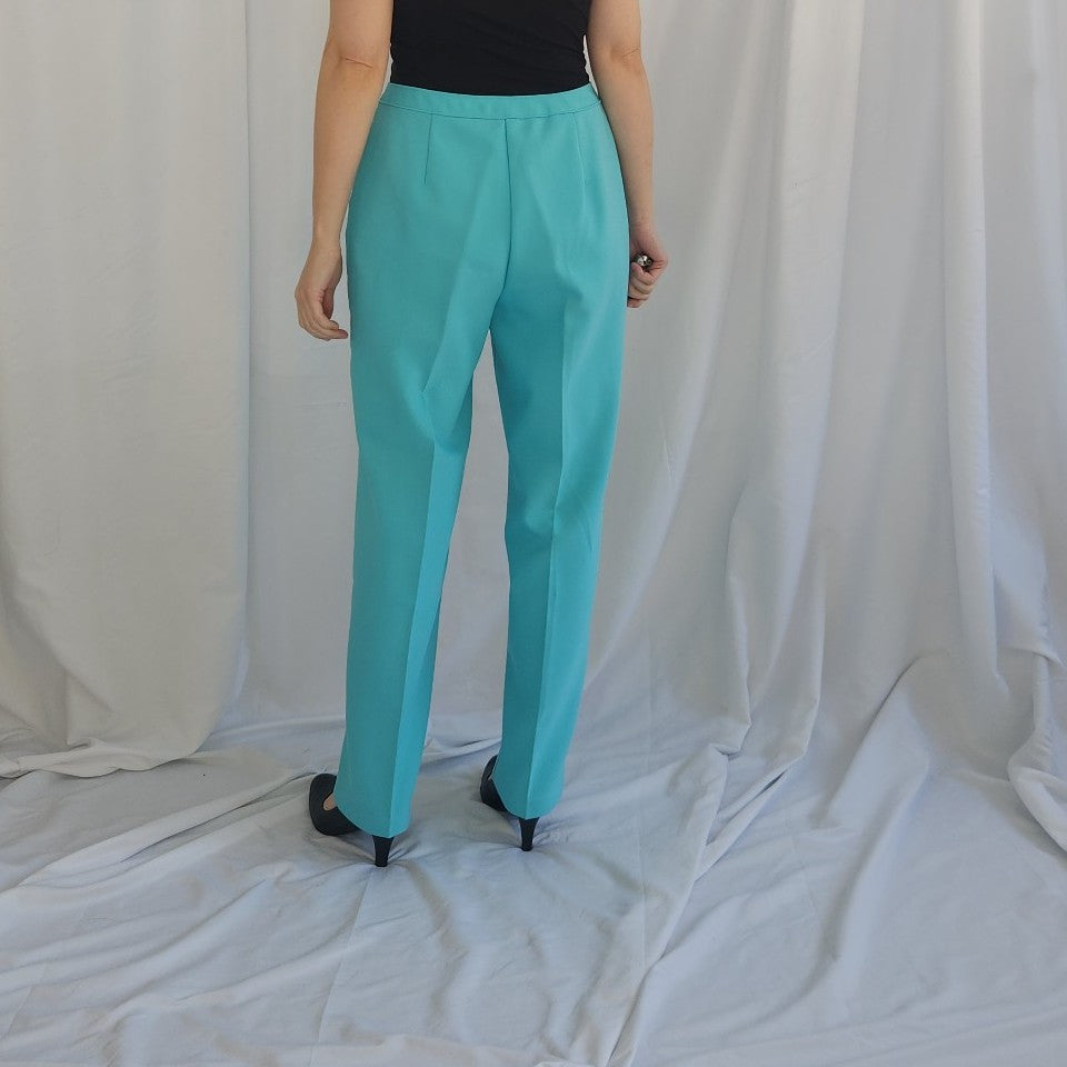 80s Aqua Blue Levi's Bend Over Trousers