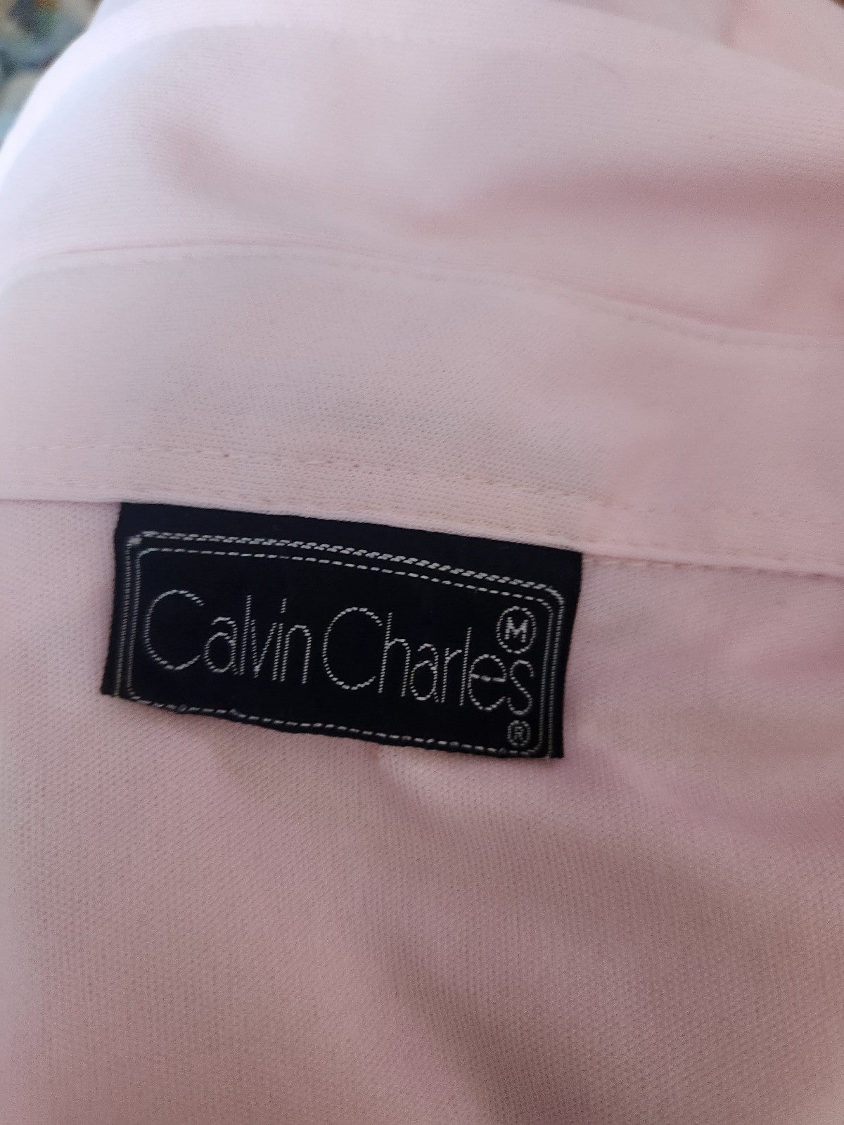 70s Pink Polyester Button Down