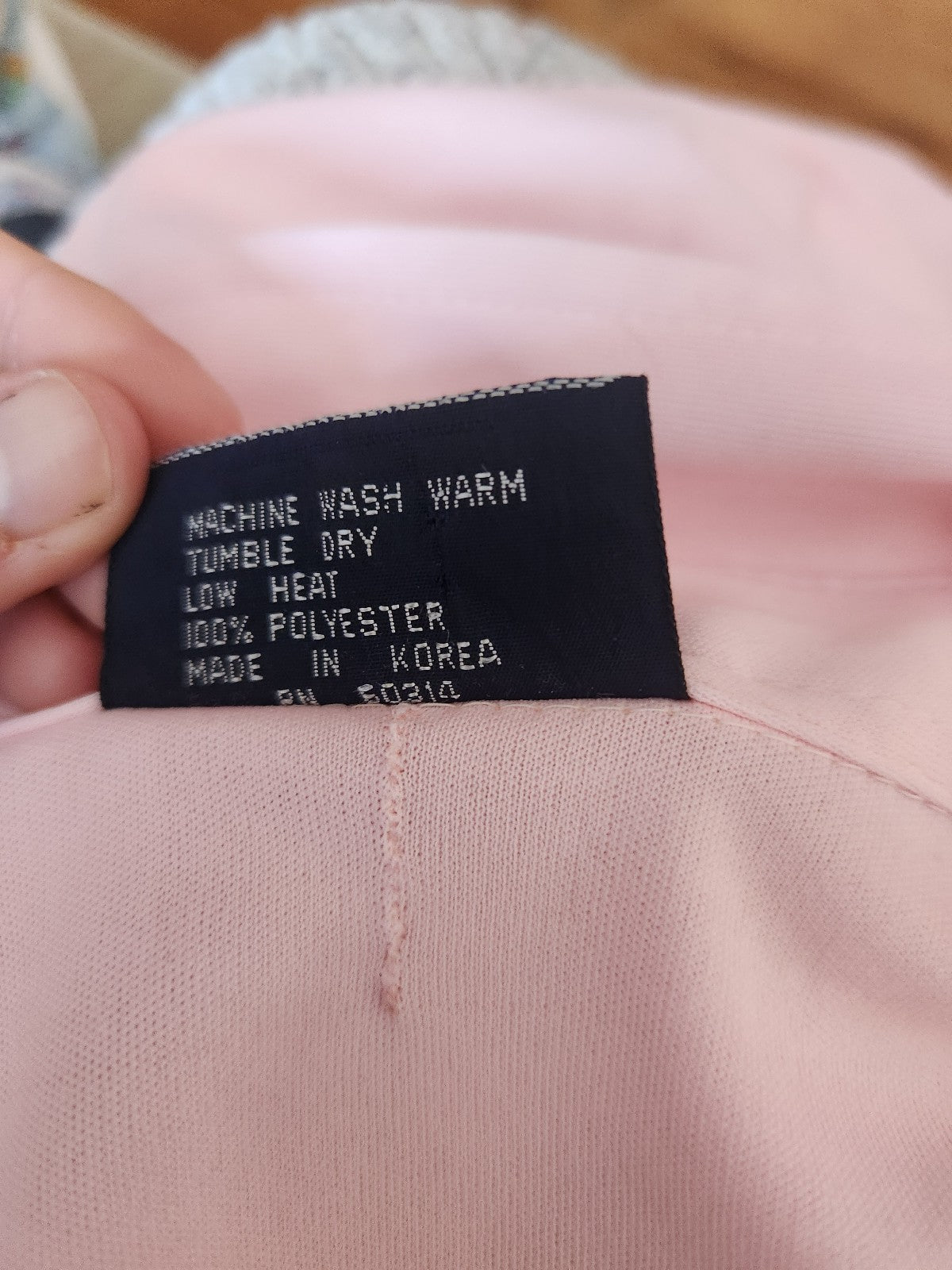 70s Pink Polyester Button Down