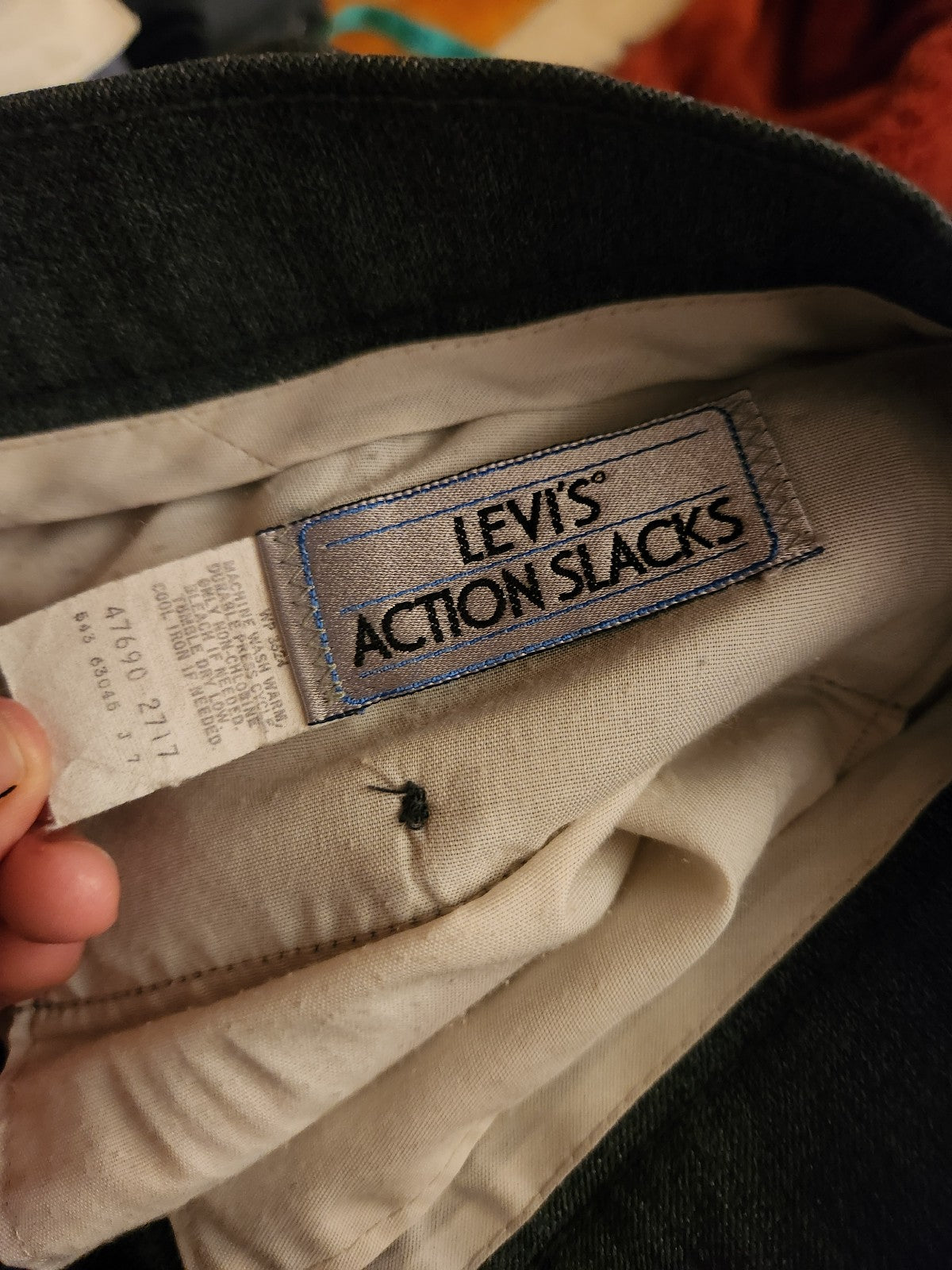 80s Blue Levi's Action Slacks