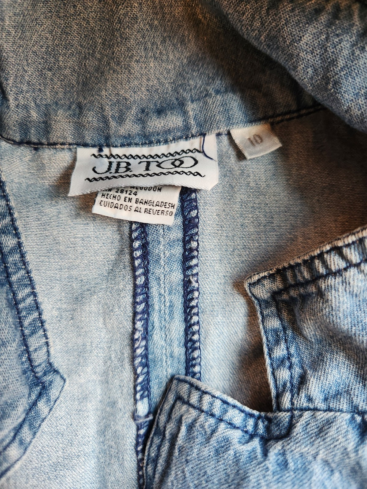 90s Denim Button Down Maix Dress