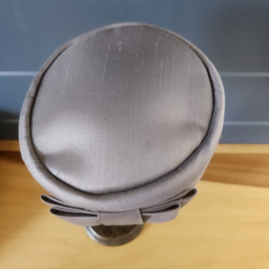 60s Gray Pillbox Hat