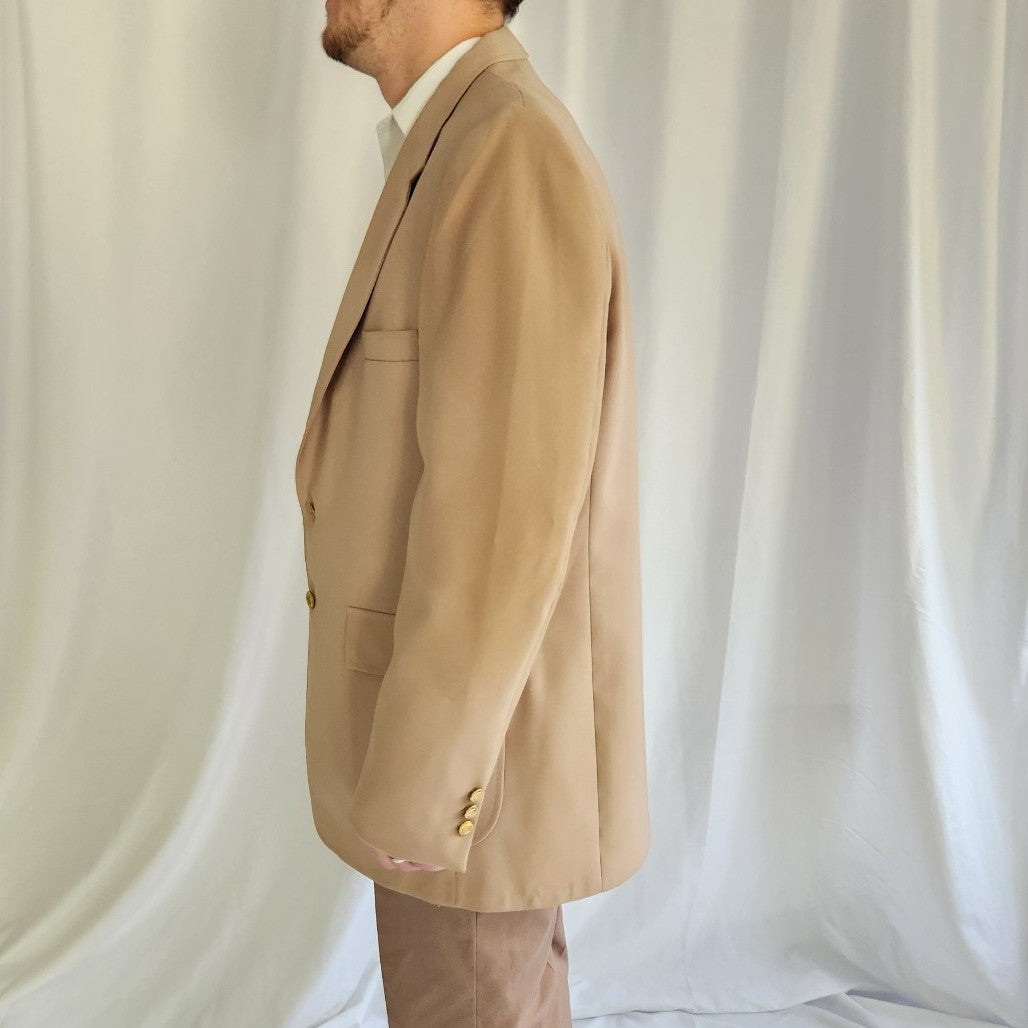 Vintage Tan Two Button Blazer