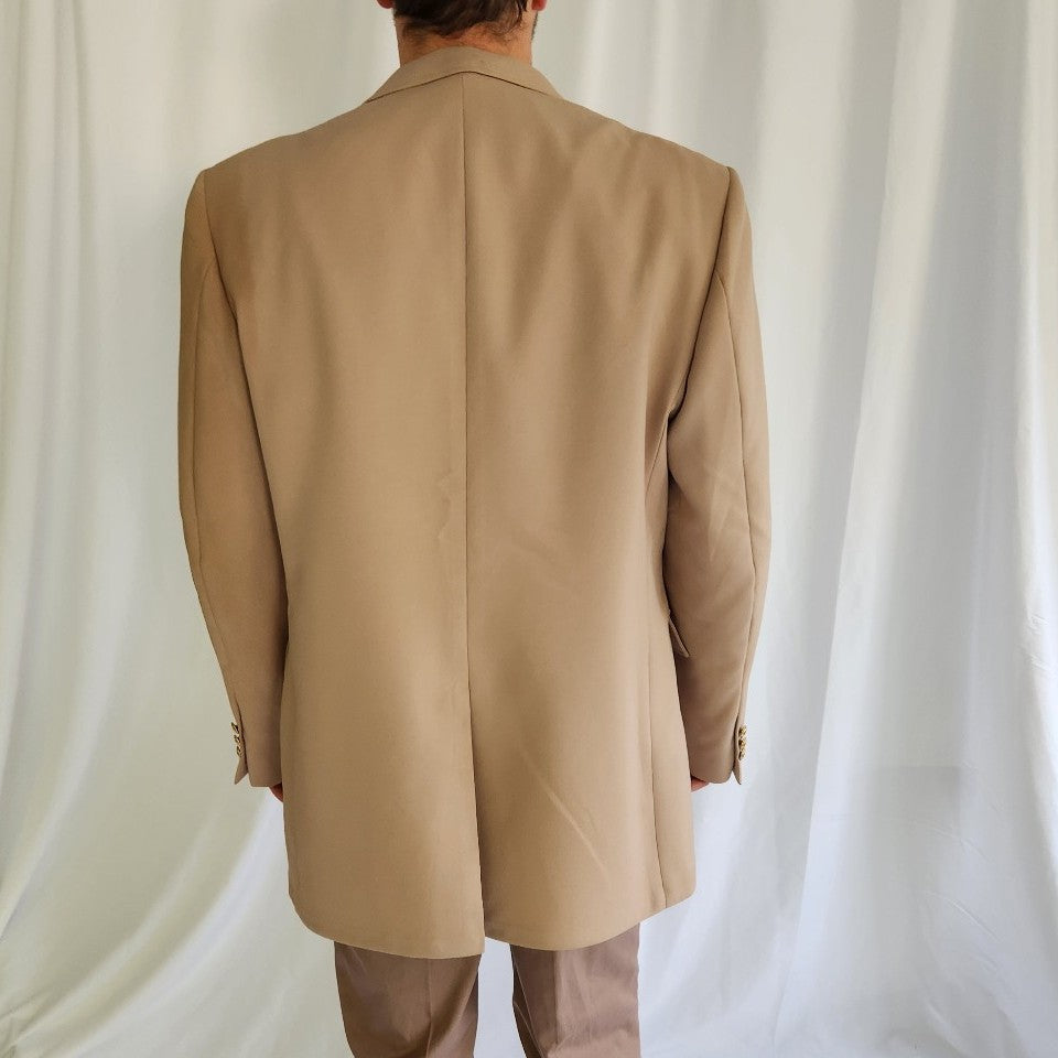 Vintage Tan Two Button Blazer