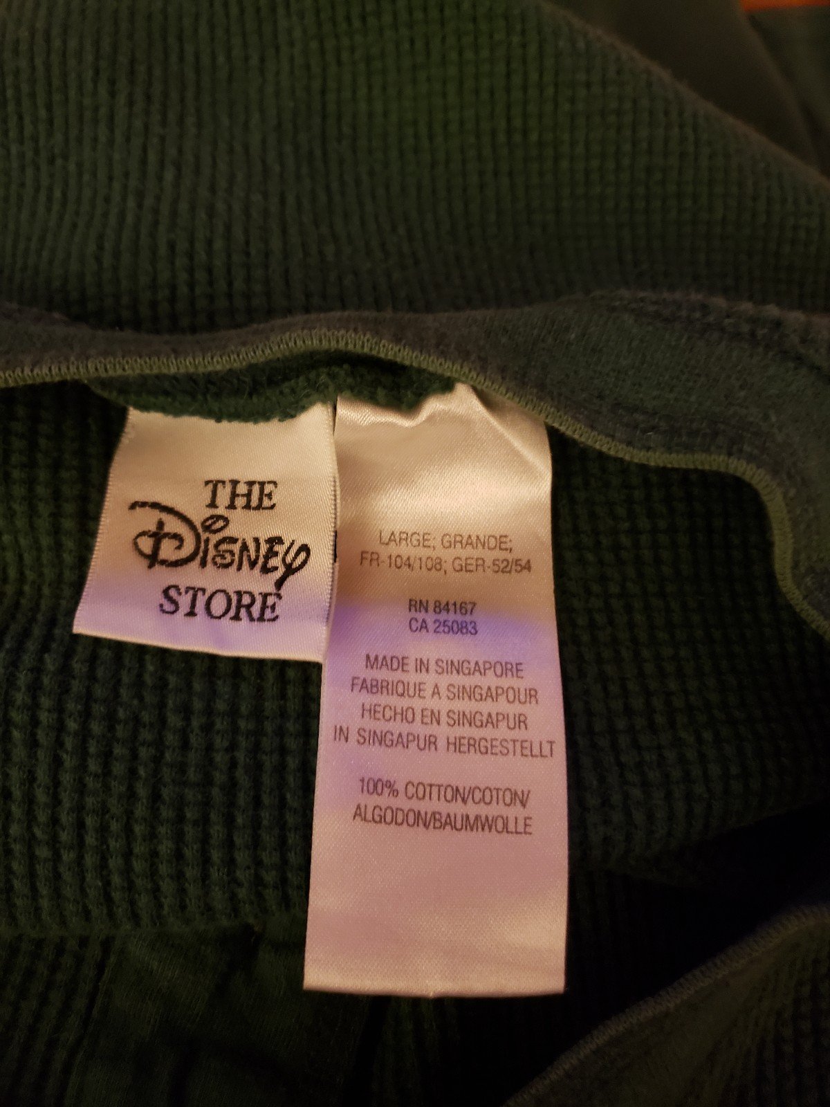 90s Disney Store Green Waffle Knit Tigger Polo