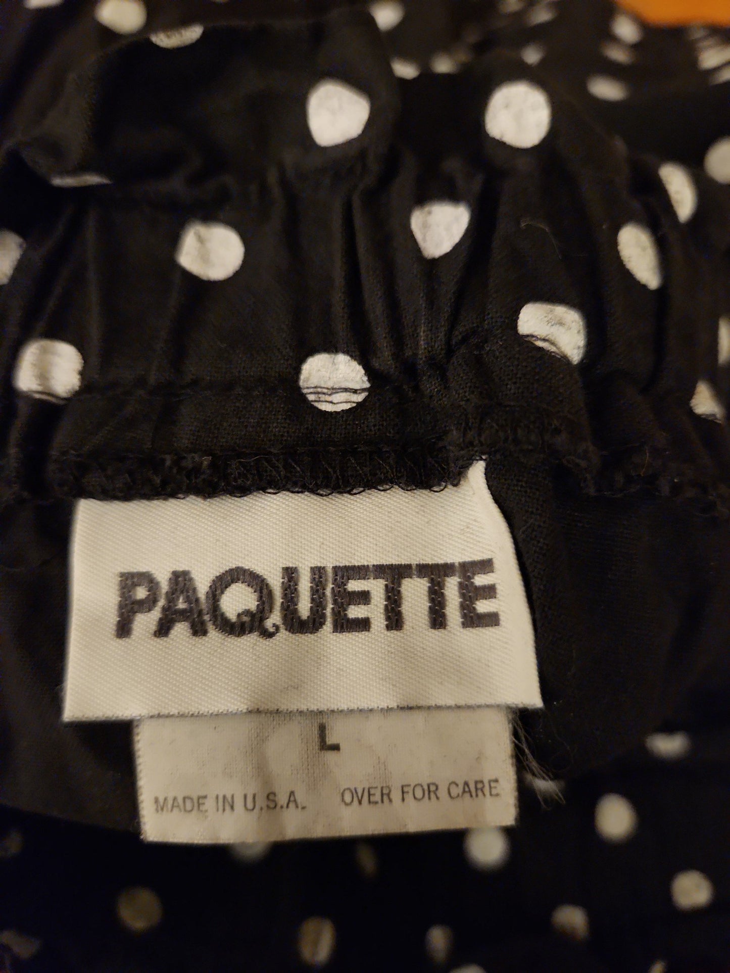 80s Black and White Polka Dot 3 Piece Set