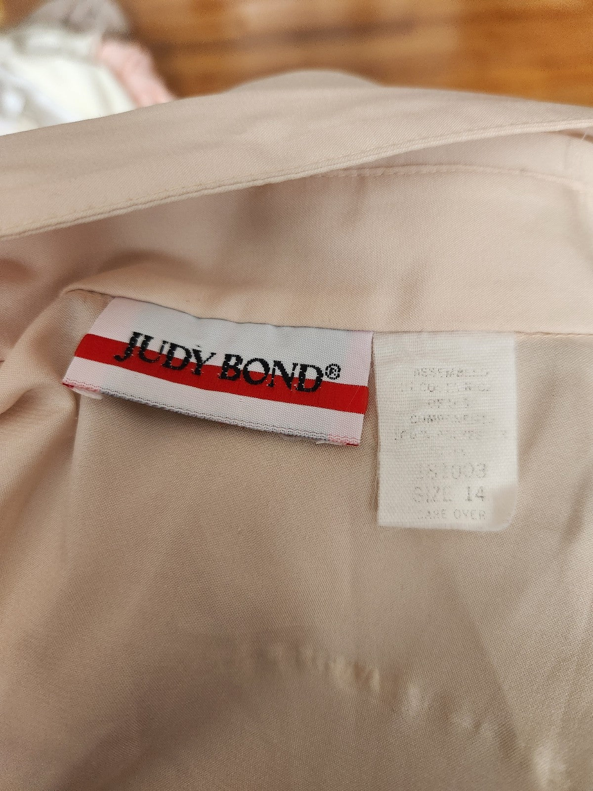 80s Beige Short Sleeve Button Down Shirt