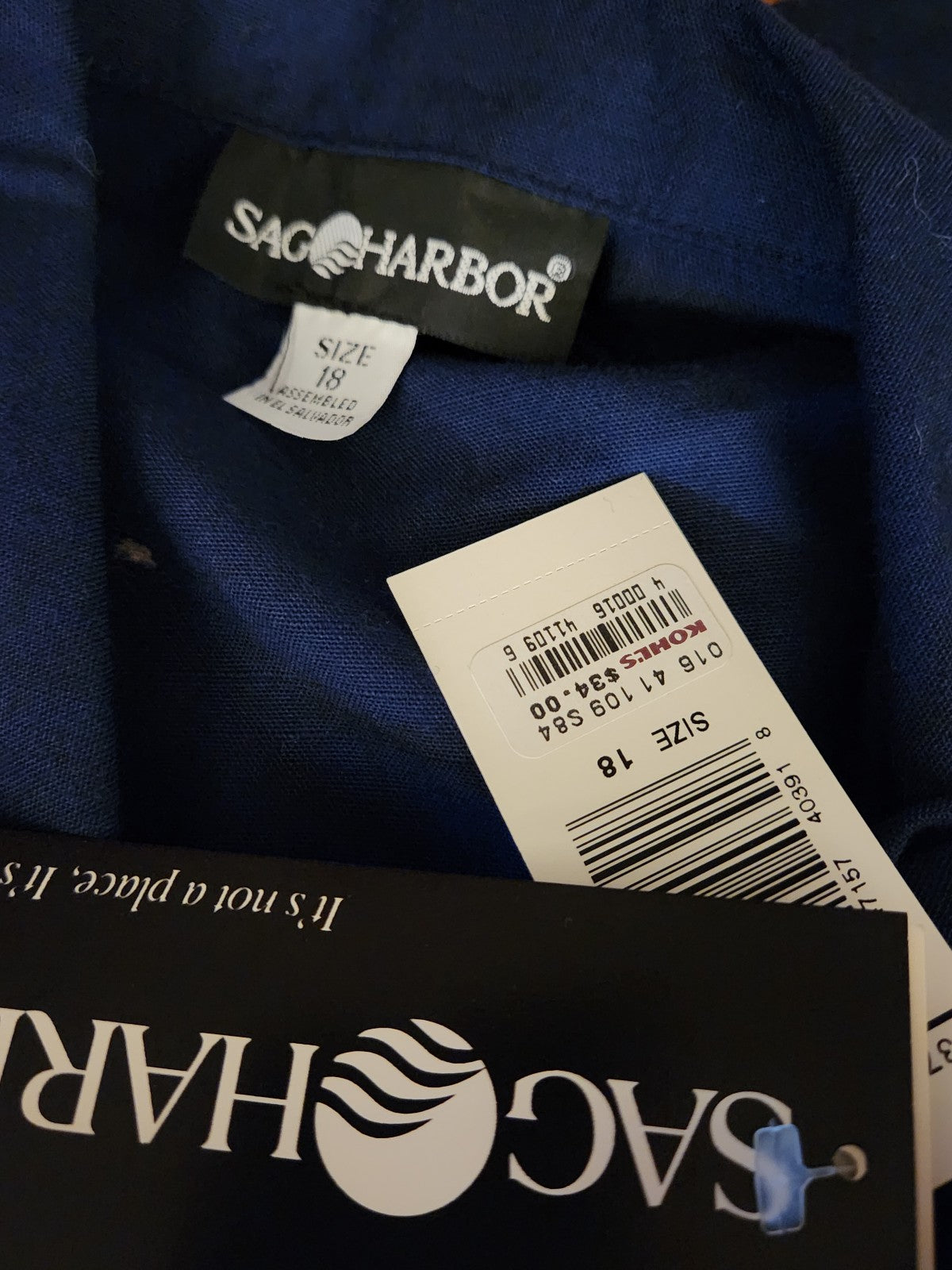 90s Deadstock Blue Short Sleeve Blazer