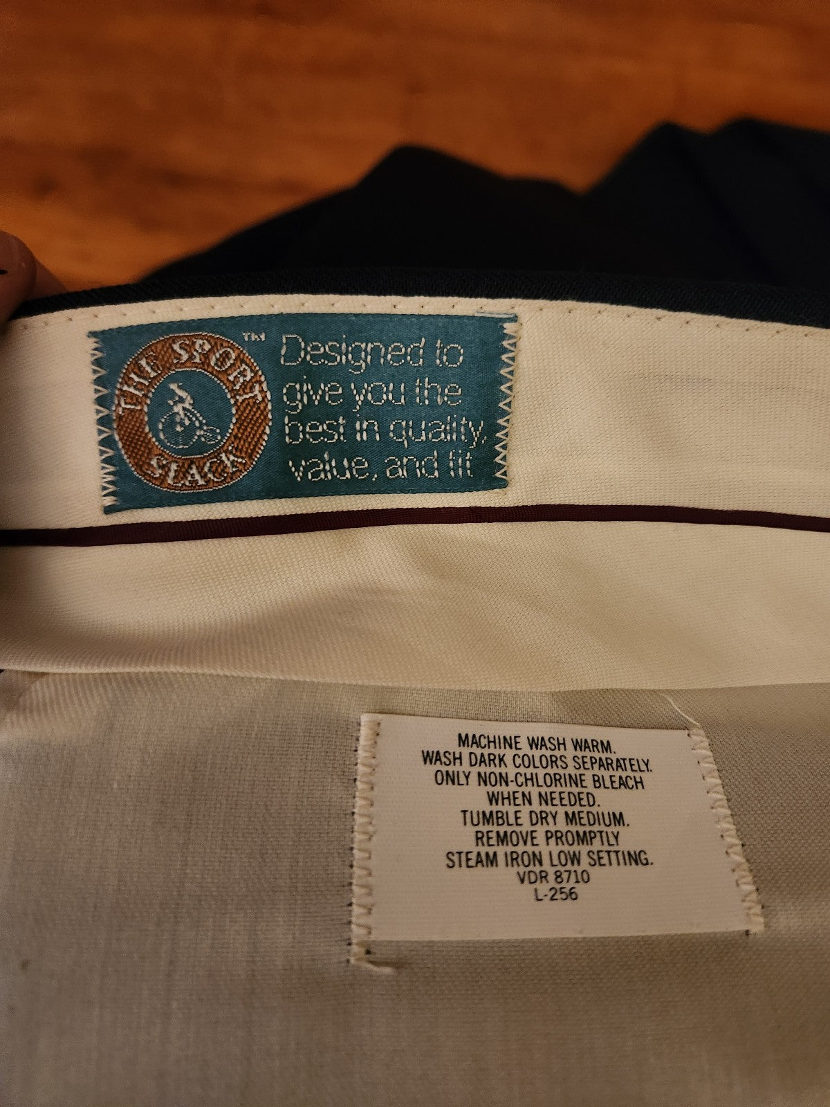 80s Navy Blue Trousers