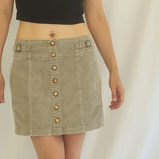 Y2K Gap Corduroy Mini Skirt