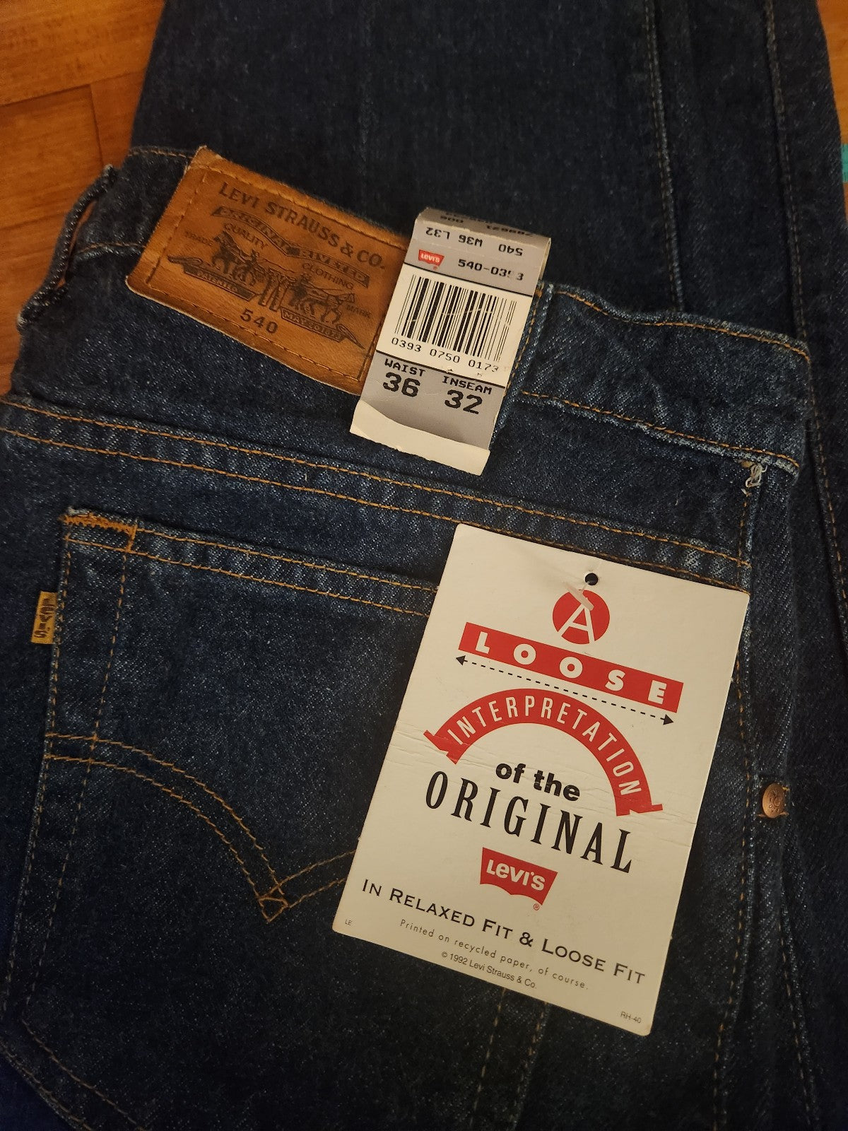 90s Levi's Deadstock 540 Relaxed Jeans