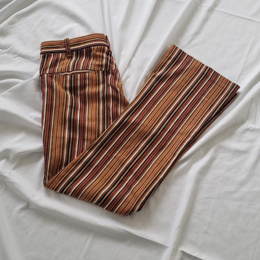 60s/70s Lee Orange Striped Pants