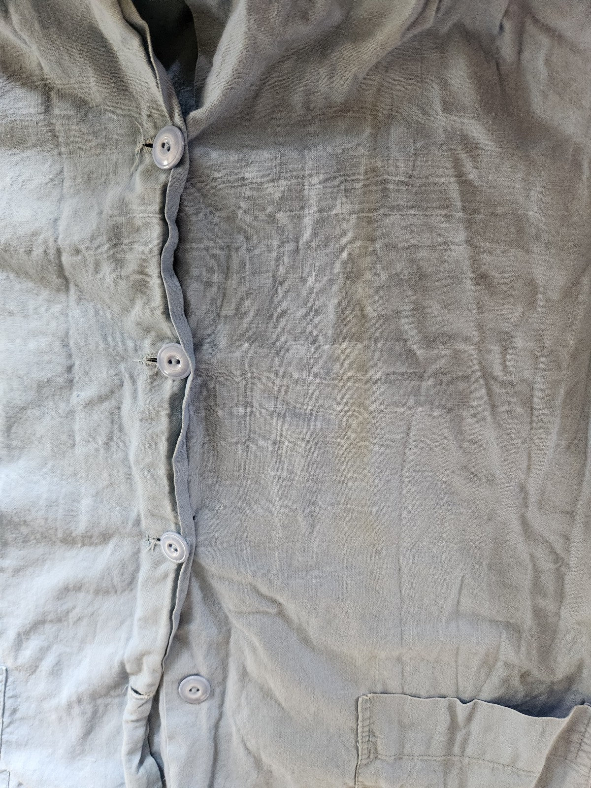 70s Blue Smock Shirt