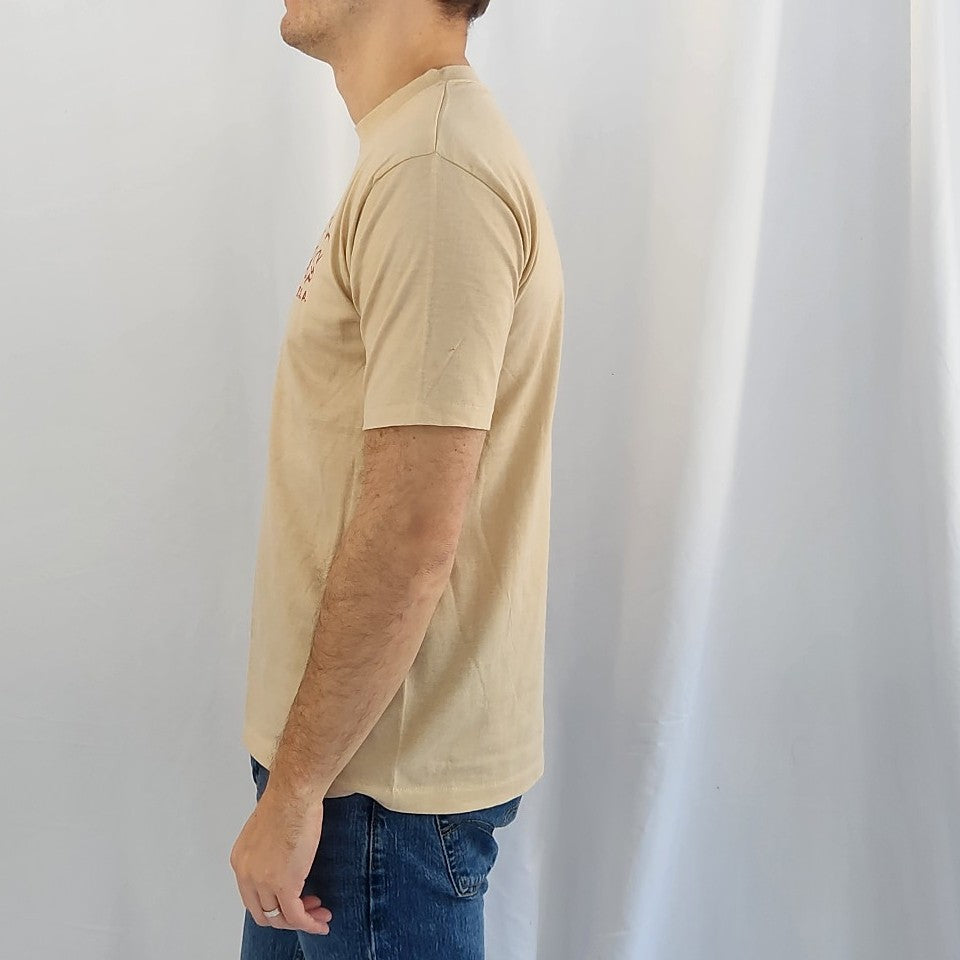 80s/90s Tan and Red Boy Scouts of America Tee