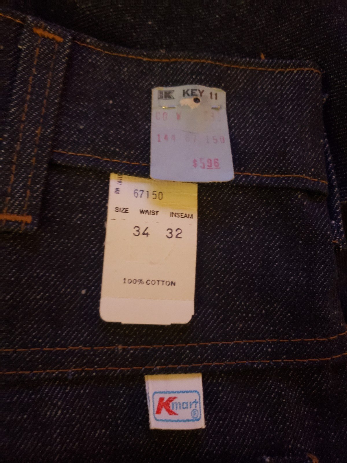 70s Deadstock Western Cut Jeans