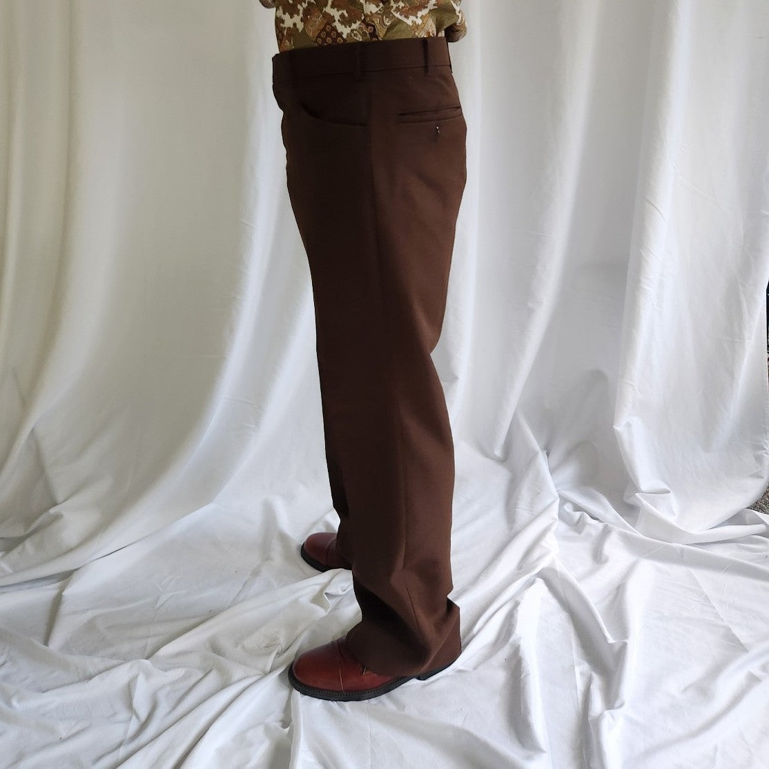 70s/80s Brown Levi's Action Slacks