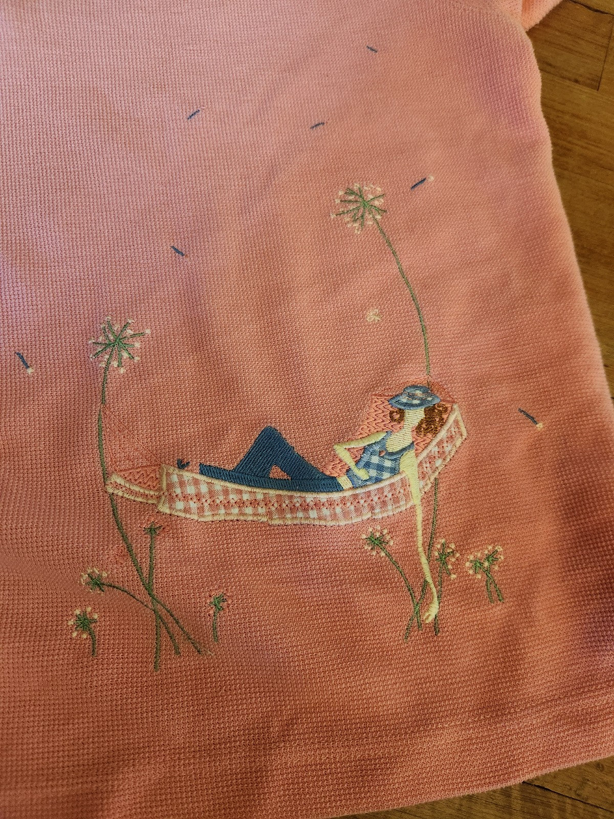 90s/00s Pink Grandmacore Polo
