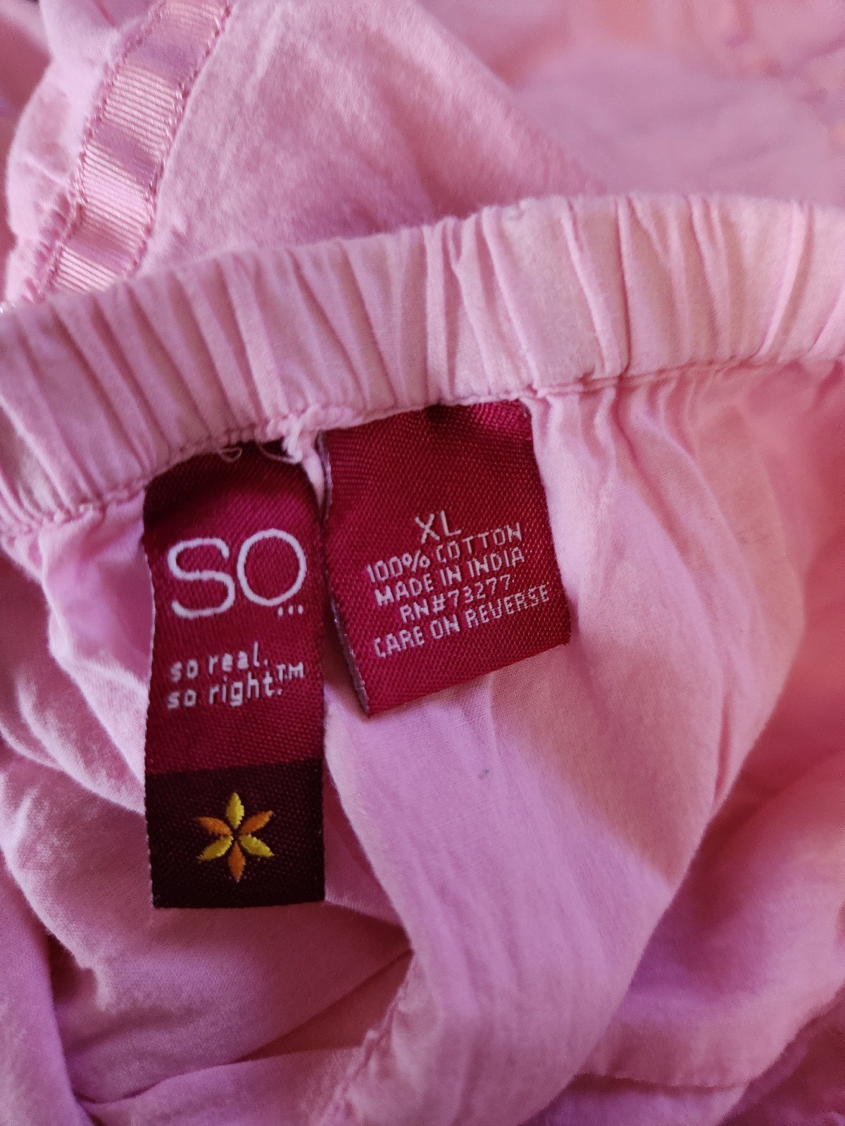 Y2K Pink Cotton Skirt