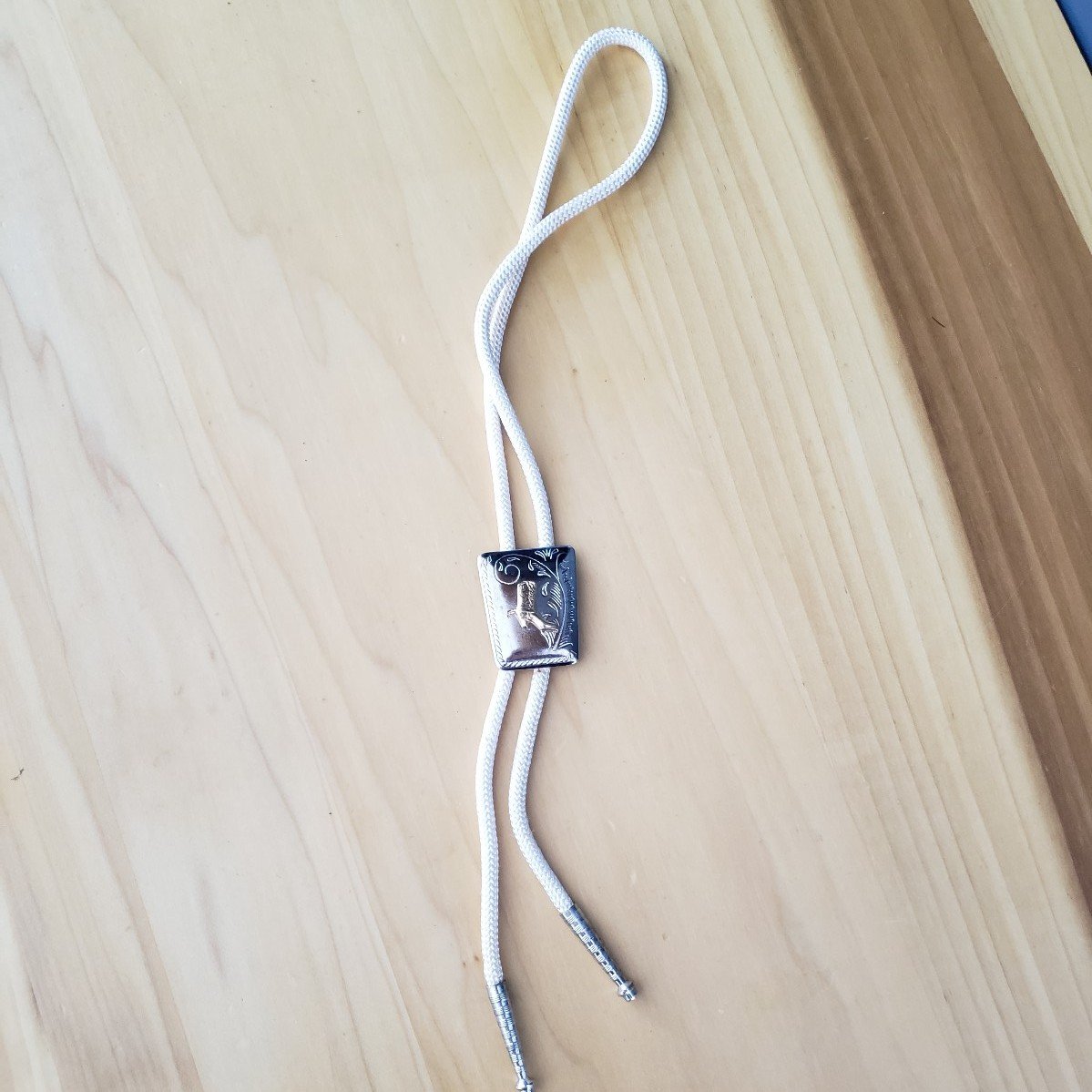 Vintage Cowboy Boot Bolo Tie